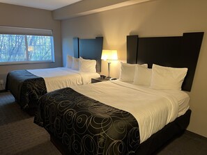 Premium bedding, iron/ironing board, rollaway beds, free WiFi