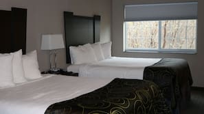 Premium bedding, iron/ironing board, rollaway beds, free WiFi