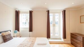 2 bedrooms, iron/ironing board, free cots/infant beds, rollaway beds