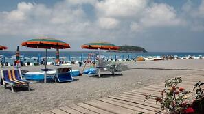 Spiaggia privata nelle vicinanze, lettini da mare, ombrelloni