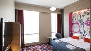 In-room safe, desk, blackout curtains, soundproofing