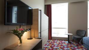 In-room safe, desk, blackout curtains, soundproofing