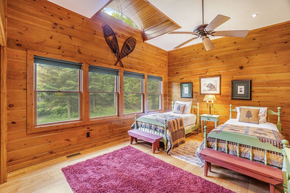 Lakefront home with Platte Lake views private dock, kayaks & paddleboards Benzie County Vrbo