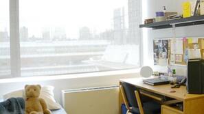 Desk, iron/ironing board, free WiFi, linens