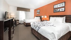 In-room safe, desk, iron/ironing board, rollaway beds