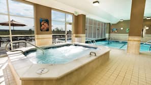 Indoor pool, outdoor pool