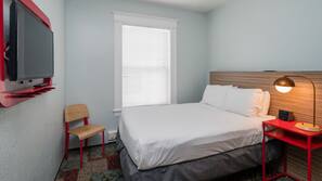 Desk, blackout drapes, iron/ironing board, free WiFi