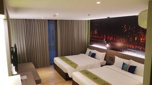 In-room safe, desk, blackout drapes, iron/ironing board