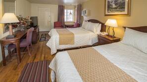 Iron/ironing board, free cribs/infant beds, rollaway beds, free WiFi