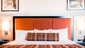 In-room safe, desk, iron/ironing board, free cribs/infant beds