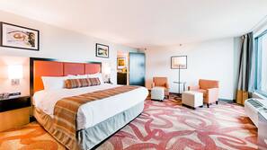 In-room safe, desk, iron/ironing board, free cribs/infant beds