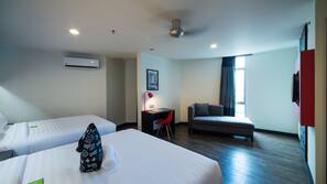 In-room safe, desk, blackout curtains, free WiFi