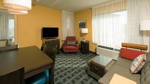 Blackout curtains, iron/ironing board, free WiFi, alarm clocks