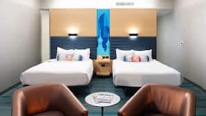 Hypo-allergenic bedding, in-room safe, desk, laptop workspace