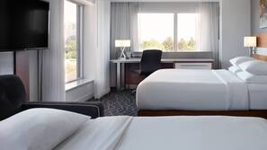 Pillow top beds, in-room safe, desk, iron/ironing board