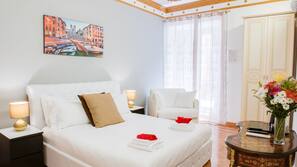 Soundproofing, free cots/infant beds, free WiFi