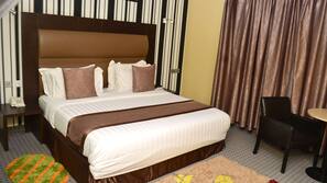 Minibar, in-room safe, desk, blackout curtains