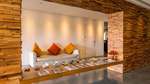 Lobby seating area