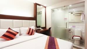 In-room safe, desk, blackout curtains, iron/ironing board
