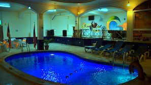 Indoor pool, seasonal outdoor pool