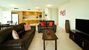 1 bedroom, individually decorated, individually furnished