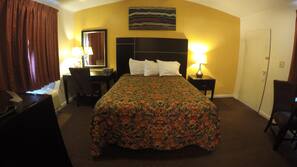 Desk, iron/ironing board, free WiFi, bed sheets
