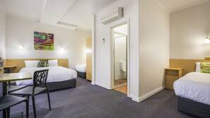 In-room safe, desk, laptop workspace, iron/ironing board