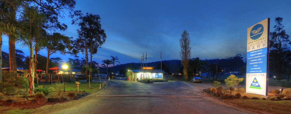 Check-in/check-out kiosk, Eden Gateway Holiday Park