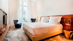 Premium bedding, minibar, in-room safe, soundproofing