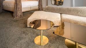 Premium bedding, minibar, in-room safe, soundproofing