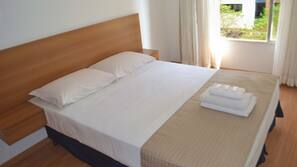 Frigobar, Wi-Fi de cortesia, roupa de cama