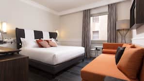 Premium bedding, minibar, in-room safe, desk