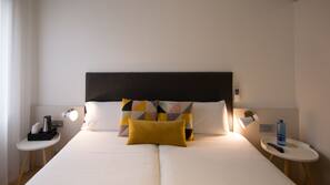 Materassi in memory foam, cassaforte in camera, tende oscuranti
