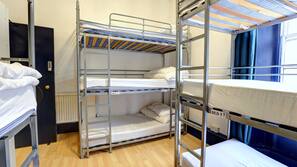 Blackout curtains, free WiFi, linens