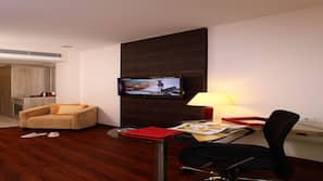 40-inch LED TV with premium TV channels