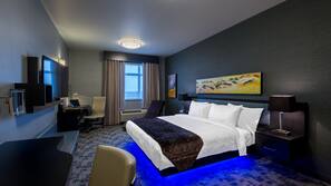 In-room safe, desk, blackout drapes, iron/ironing board