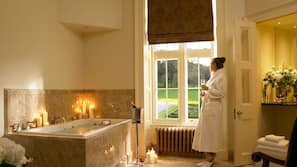 Egyptian cotton sheets, minibar, in-room safe, iron/ironing board