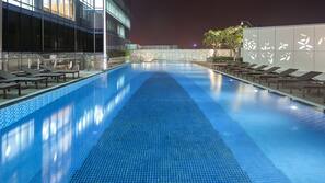 Indoor pool, outdoor pool