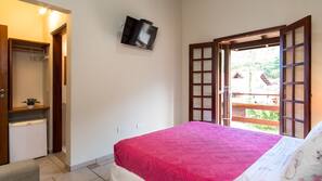 Frigobar, Wi-Fi de cortesia, roupa de cama