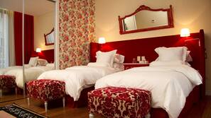 Premium bedding, down duvet, pillow top beds, minibar