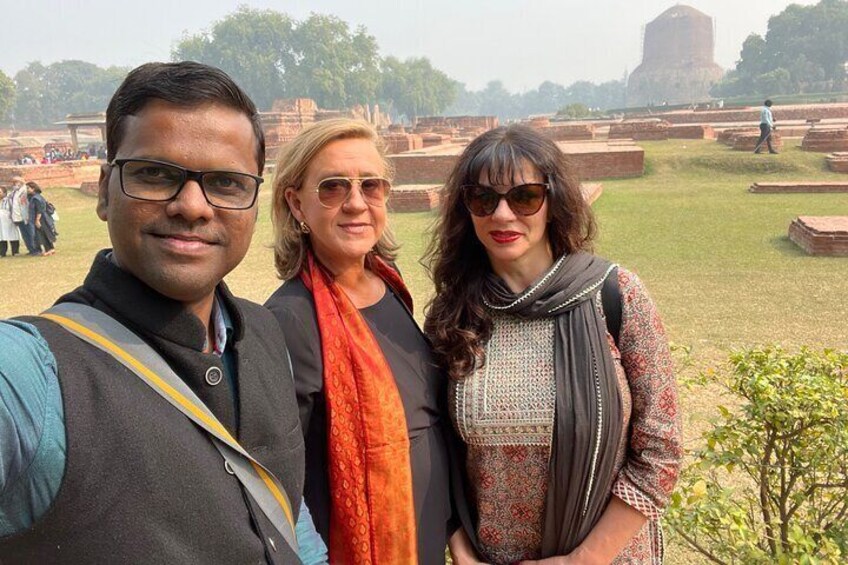 Sarnath, the place of first ceremon of Budhha. 4