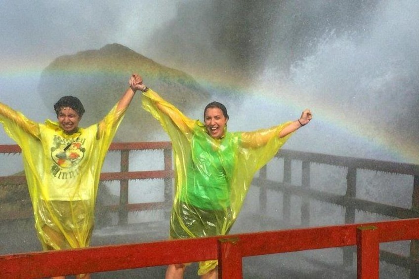 Come stand under the incredible Bridal Veil Falls on the Hurricane Deck 3