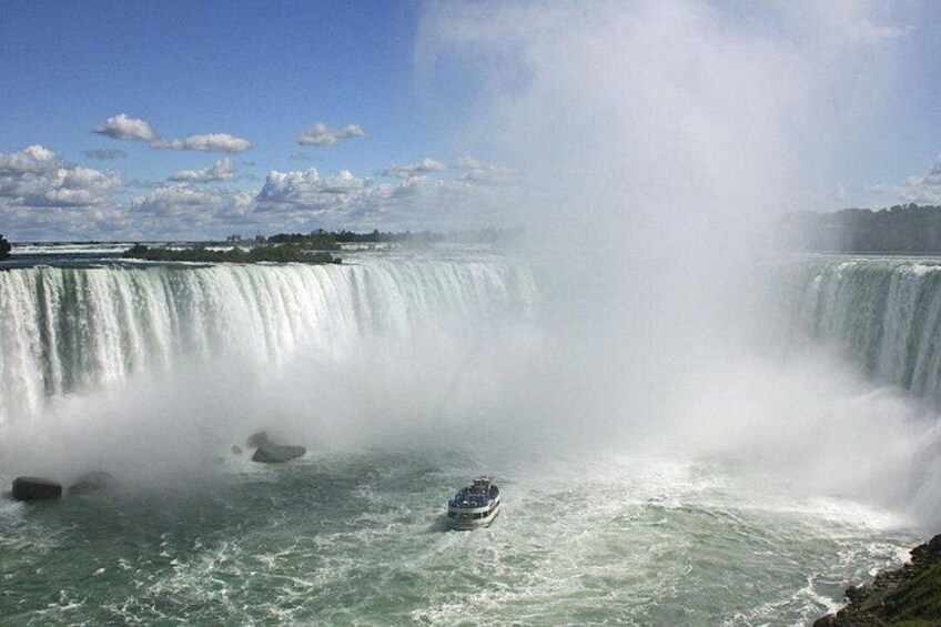 Get close to the Falls as you can get without tasting the water, actually you can taste the water 1