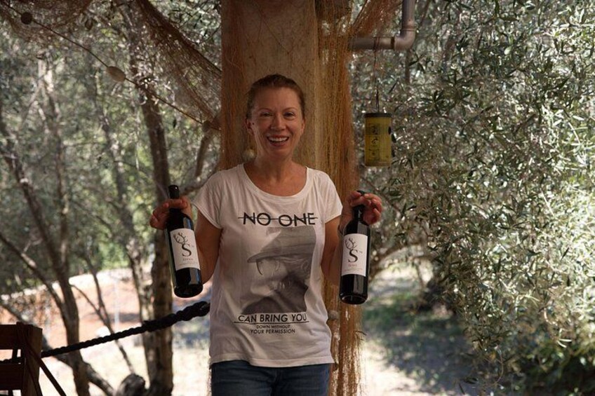 Lovely host Antonia will explain the process of making their most famous wines, 5
