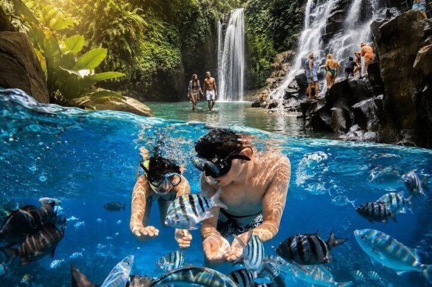 Blue Lagoon Snorkeling - Lunch - Kantolampo - Tibumana Waterfall 2