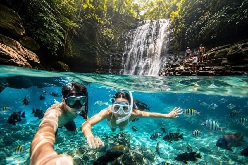 Blue Lagoon Snorkeling - Lunch - Kantolampo - Tibumana Waterfall 1