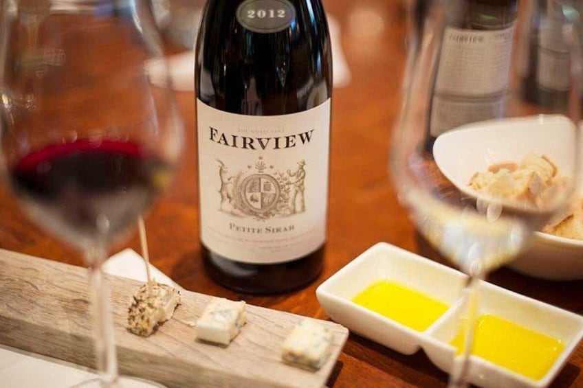 wine tasting tour at fairview and cheese tasting 4