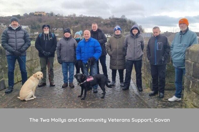 Great day at Stirling Bridge with the team from Community Veterans Support from Govan.