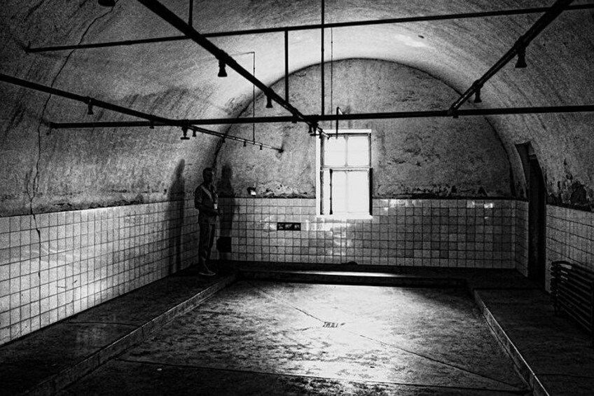 Terezin Little Fortress showers 2