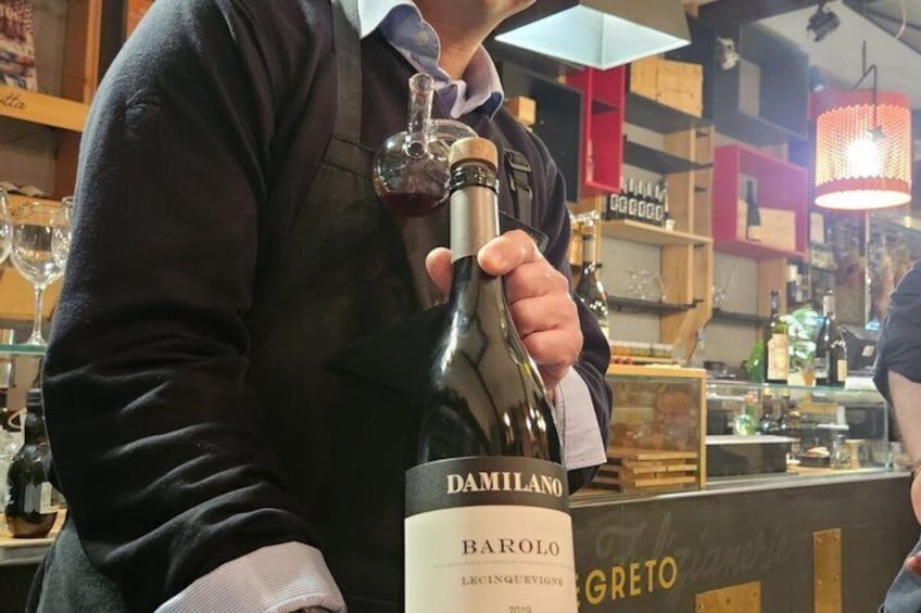 Rome Gourmet Food Tour with Free Flowing Fine Wine Barolo 5* 4